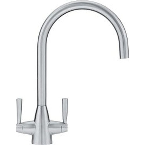 Franke Sink and Taps - Valais Swivel Spout Two Lever Mixer Tap