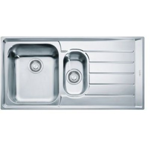 Franke Sink and Taps - Neptune 1.5 Bowl Sink & RH Drainer 1004 x 514mm